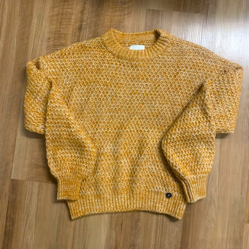 Woven sweater